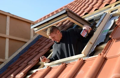 Pose de fenêtres de toit Velux à Champfromier
